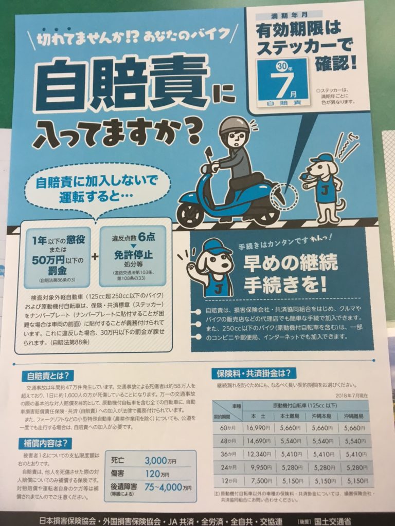 自賠責 と は 自転車